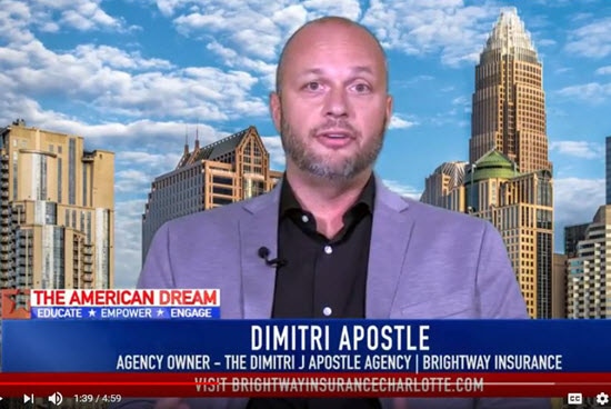 The American Dream TV interviews Brightway Agency Owner, Dimitri J. Apostle