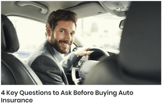 Four Key Questions to Ask Before Buying Auto Insurance