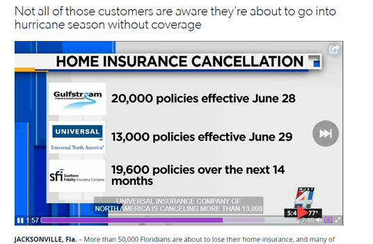 Brightway Agency Owner News4Jax companies cancelling insurance policies Florida
