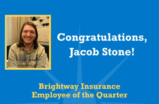 Jacob Stone Employee of the Quarter