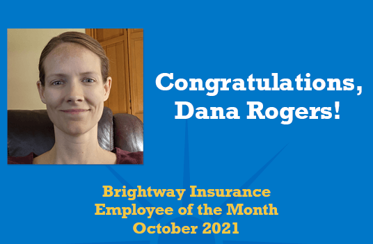 Dana Rogers Employee of the Month October 2021